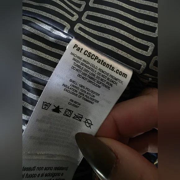 Columbia Womens Navy Puffer Jacket - Picture 3 of 6